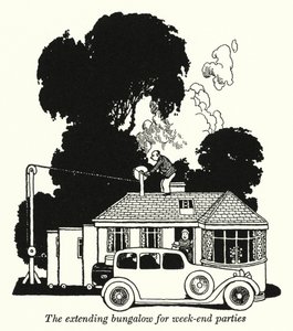 A extending bungalow for week-end parties (litho) 作者 威廉·希思·罗宾逊