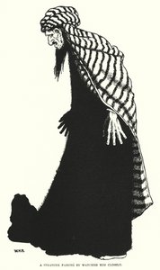 路过的陌生人密切注视着他（版画） 作者 威廉·希思·罗宾逊