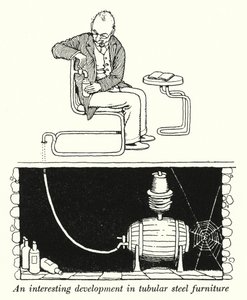 An interesting development in tubular steel furniture (litho) 作者 威廉·希思·罗宾逊