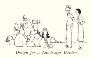 Design for a Landscape Garden (litho) 作者 威廉·希思·罗宾逊