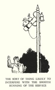W Heath Robinson 的铁路 Ribaldry 插图（石版画） 作者 威廉·希思·罗宾逊