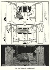 Illustration for Railway Ribaldry by W Heath Robinson (litho) 作者 威廉·希思·罗宾逊