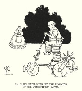 W Heath Robinson 为铁路 Ribaldry 绘制的插图（石版画） 作者 威廉·希思·罗宾逊
