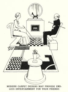Modern Carpet Designs May Provide Endless Entertainment for Your Friends (litho) 作者 威廉·希思·罗宾逊