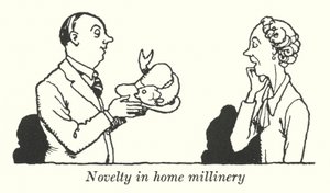 Novelty in home millinery (litho) 作者 威廉·希思·罗宾逊