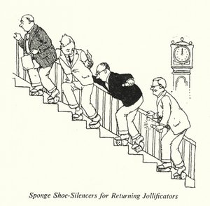 Sponge Shoe-Silencers for Returning Jollificators (litho) 作者 威廉·希思·罗宾逊