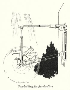 Sun-bathing for flat-dwellers (litho) 作者 威廉·希思·罗宾逊
