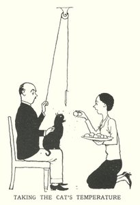 为猫咪量体温(石膏版) 作者 威廉·希思·罗宾逊