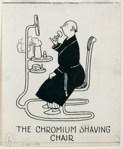 “The Chromium Shaving Chair”，详见1936年出版的“如何生活在公寓中” 作者 威廉·希思·罗宾逊
