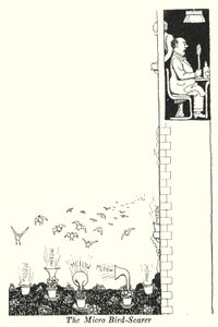 Micro Bird-Scarer（石版画） 作者 威廉·希思·罗宾逊