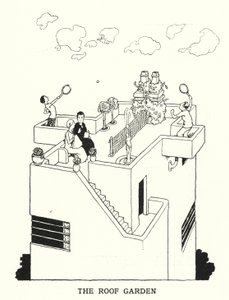 屋顶花园（石版画） 作者 威廉·希思·罗宾逊