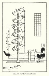 The Six-Tier Communal Cradle (litho) 作者 威廉·希思·罗宾逊