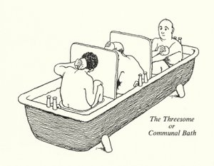The Threesome or Communal Bath (litho) 作者 威廉·希思·罗宾逊