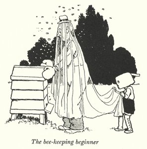 The bee-keeping beginner (litho) 作者 威廉·希思·罗宾逊
