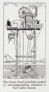The brown bread-and-butter method of cinematographing whitebait in their native haunts (litho) 作者 威廉·希思·罗宾逊