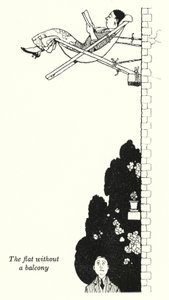 没有阳台的公寓（石版画） 作者 威廉·希思·罗宾逊