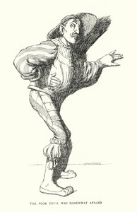 可怜的恶魔有些害怕（石版画） 作者 威廉·希思·罗宾逊