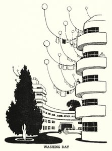 Washing Day (litho) 作者 威廉·希思·罗宾逊