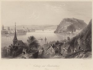 Coblentz和Ehrenbreitstein（雕刻）。