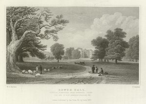Bower Hall，Steeple Bumpstead，靠近Haverhill，Essex，Elly Anderson Stephens的座位，Esquire 作者 威廉·亨利·巴特利特