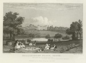 艾塞克斯的Hallingbury Place，JA Houblen的座位，Esquire 作者 威廉·亨利·巴特利特