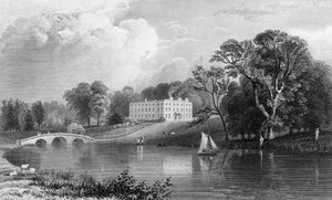 埃塞克斯郡的Rivenhall Place，由John Carr Armytage雕刻，1831年 作者 威廉·亨利·巴特利特