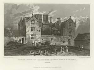 Eastbury House的南视图，靠近Barking，Essex