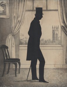 马萨诸塞州格洛斯特的纳撒尼尔-巴布森剪影，1828-83。 作者 威廉·亨利·布朗