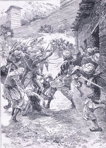 哈雷中尉领导了奇特拉尔堡（Fort Chitral），从1900年代英国的卡塞尔斯历史（Cassells History of England）开始 作者 威廉·亨利·查尔斯·格鲁姆