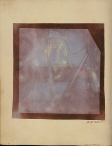阿梅丽娜的竖琴在图书馆，拉科克修道院 作者 威廉·亨利·福克斯·塔尔伯特