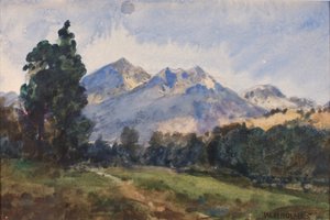 怀俄明州脚山，1921年。 作者 威廉·亨利·福尔摩斯