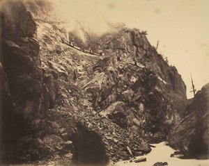 里约热内卢峡谷，c。 1882-1886年。 作者 威廉·亨利·杰克逊