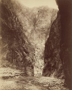 钻石河峡谷，1885 年（照片） 作者 威廉·亨利·杰克逊