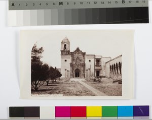 萨卡特卡斯，布卡的教堂，1883-84（蛋白印刷品） 作者 威廉·亨利·杰克逊