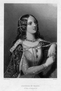瓦洛瓦（Valois）的伊莎贝拉（Isabella），理查德二世（Richard II）的第二任妻子，约1860年。