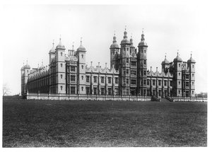 唐纳森医院，建于1833年至51年（bw照片） 作者 威廉·亨利·Playfair