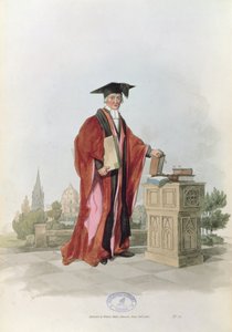 1805年英国牛津大学民法博士“英国服装”（印刷版） 作者 威廉·亨利·佩恩