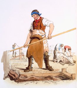 皮革梳妆台，由威廉米勒出版，1805年出版的“英国服饰”