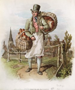 贝克，来自“英国服装”的插图，由威廉米勒，伦敦（aquatint）于1804  -  08年出版 作者 威廉·亨利·佩恩