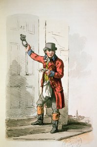 “英国服饰”的邮差，1805年（打印）