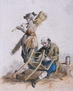 两位修椅子的人，省级人物，1804年 作者 威廉·亨利·佩恩