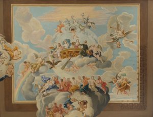 汉普顿宫国王阶梯天花板 作者 威廉·赫伯特·汉普顿