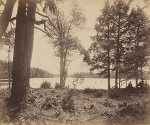 加诺加湖，约 1895 年（照片） 作者 威廉·赫尔曼·劳