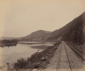 艾伦附近的红岩，约 1895 年（照片1895 年（照片） 作者 威廉·赫尔曼·劳