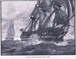 英国战舰公元1836年 作者 William Heysham Overend