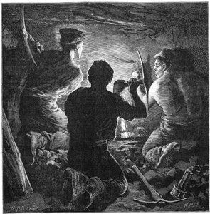 1877年4月，南威尔士，Tynewydd煤矿发生煤矿事故，c1885年 作者 威廉·海沙姆·奥弗兰德