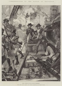 1805年10月21日在特拉法加纪念特拉法加战役，HMS胜利 作者 威廉·海沙姆·奥弗兰德