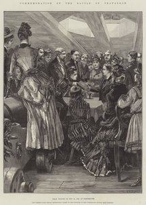 1886年10月21日在朴茨茅斯纪念特拉法加战役，HMS胜利