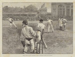 在Lord&39;s，Middlesex v Notts，Shrewsbury的板球比赛被菲利普斯抓住了 作者 威廉·海沙姆·奥弗兰德