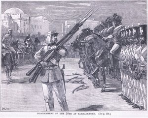 公元1857年在Barrackpore第26次解除武装